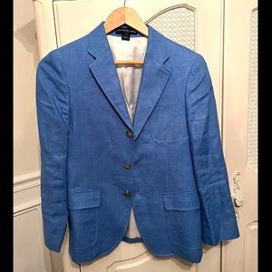 Polo Ralph Lauren Light blue linen boy blazer size 12